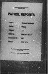 Patrol Reports. Western Highlands District, Wabag, 1973 - 1974