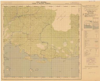 Urama & Millport Harbour / compilation, 8 Aust. Field Survey Section A.I.F. ; drawing and reproduction, L.H.Q. Cartographic Coy., Aust. Survey Corps Nov. '43