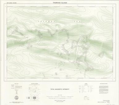 New Guinea 1:250,000 total magnetic intensity: Trobriand (Sheet C56/B1-4)