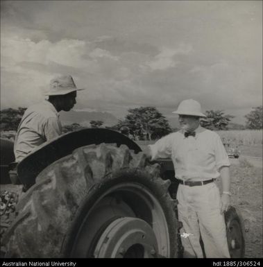 Field Officer and farmer