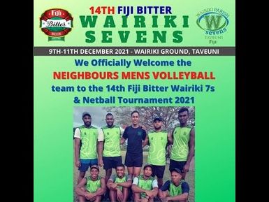 Talanoa kei Jone VUKI: 14th FIJI BITTER WAIRIKI SEVENS CARNIVAL - DECEMBER 9-11 2021 - ALL THE BEST!