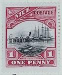 Stamp: Niuean One Penny