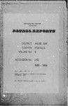 Patrol Reports. Milne Bay District, Esa'ala, 1955 - 1956