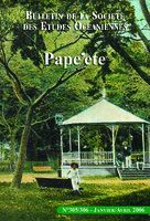 Bulletin de la Société des Études Océaniennes numéro 305-306