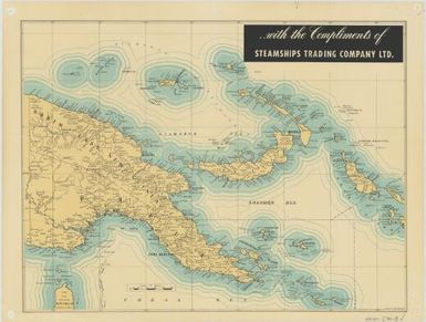 [Map of Papua New Guinea] / with the compliments of Steamships Trading Company Ltd