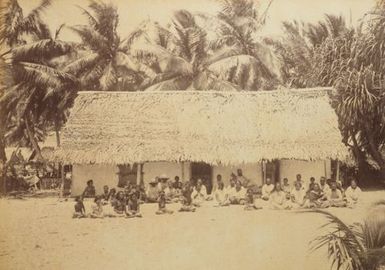 Trader's house Atafu. From the album: Views in the Pacific Islands