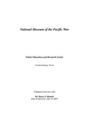 Oral History Interview with Harry Minarik, July 19, 2007