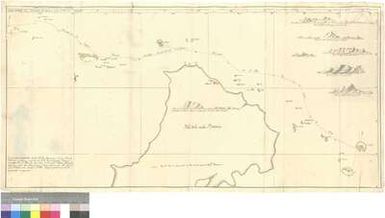 Letter comprising several Yslas adjacent to those of New Britain and Guinea in 1781 with the Princess Frigate [Cartographic Material]: sent by the Alferez of this class d. Francisco Antonio Maurelle