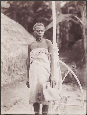 The sister of Bishop Patteson's murderer at Nukapu, Reef Islands, 1906 / J.W. Beattie