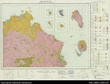 Fiji, Soil Map of Fiji, North-western Viti Levu, Malolo and Southern Lomaiviti, Sheet 5, 1961, 1:126 720