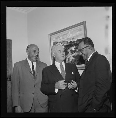 Cook Island leaders with Prime Minister