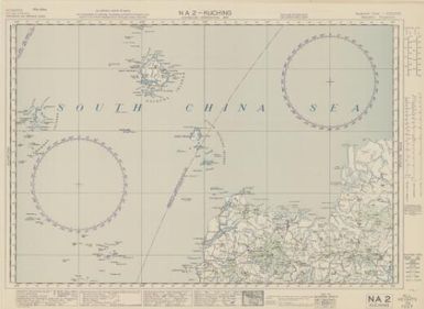 Australian aeronautical map: Kuching (Sheet NA2)