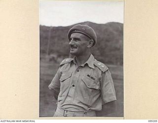 RABAUL, NEW BRITAIN, 1945-11-27. LIEUTENANT-COLONEL R.O. MCLELLAN, CO, HQ 5 BASE SUB AREA