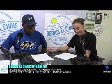 BERIUS EL CHAIS EPISODE 56 with CHRISTINA MULLER KARANASSOS & PIERA BIONDI RESEARCHER (03OCT23)