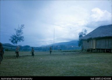 Traditional house and local people