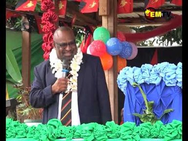 PIE PROGRAM LAUNCH IN VANIMO