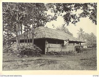 LAE, NEW GUINEA. 1944-06-07. THE YOUNG MEN'S CHRISTIAN ASSOCIATION RECREATION HUT AT HEADQUARTERS NEW GUINEA FORCE