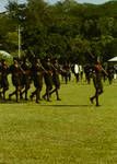 Royal Papua New Guinea Constabulary on parade ground, Port Moresby, [Papua New Guinea], Jun 1964