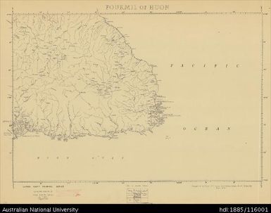 Papua New Guinea, Fourmil of Huon, Fourmil series, Sheet 32, 1956, 1:253 440