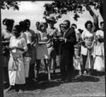 June von Donop (in hat)