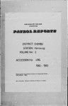 Patrol Reports. Chimbu District, Kerowagi, 1962 - 1963