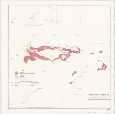 Land use potential: Manus District (Sheet 18.2)