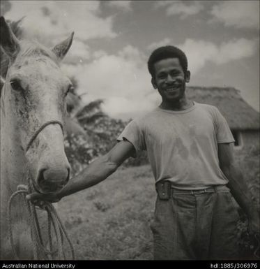 Farmer with horse