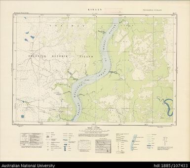 Indonesia, Western New Guinea, Kimaan, Series: Nederlands-Nieuw-Guinea, Sheet 28-V, 1955, 1:100 000