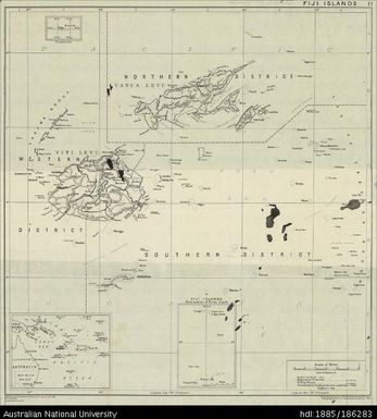 Fiji, Fiji Islands, Regional, Sheet 11, 1955, 1:1 900 800