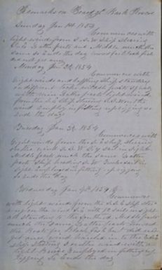 Logbook of the Roscoe (Bark : 1833-1859) of New Bedford, Mass., mastered by Asa Gifford, 2nd, kept by Gilbert Cook, on voyage 12 July 1839 - 15 June 1840