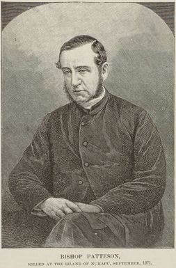 Bishop Patteson, killed at the island of Nukapu, September, 1871
