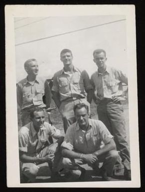 [James R. Connor and Four Servicemen]