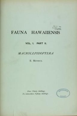 Fauna hawaiiensis