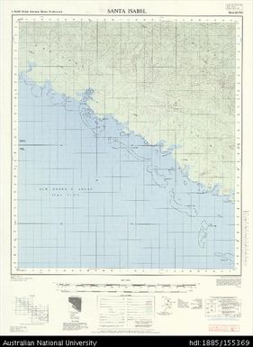 Solomon Islands, British Solomon Islands Protectorate, Santa Isabel, Series: X711, Sheet 8-159-1, 1970, 1:50 000