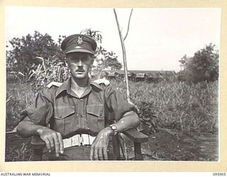 WEWAK POINT, NEW GUINEA. 1945-08-29. BRIGADIER J.E.G. MARTIN, COMMANDER 19 INFANTRY BRIGADE