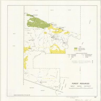Forest resources: West Sepik District (Sheet 11.3)