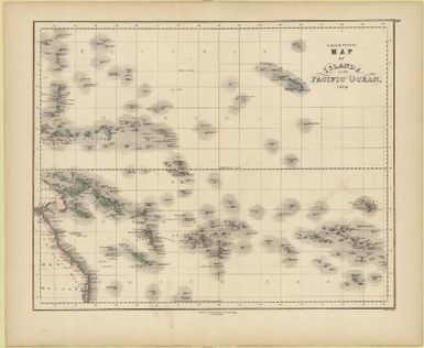 Gall & Inglis' map of islands in the Pacific Ocean, 1850 / Neele sc. Strand