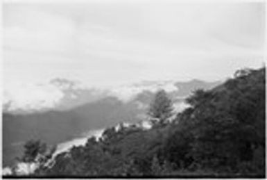 Bismarck Range mountains, view from Monambaut's house