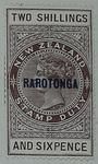 Stamp: New Zealand - Rarotonga Two Shillings and Six Pence