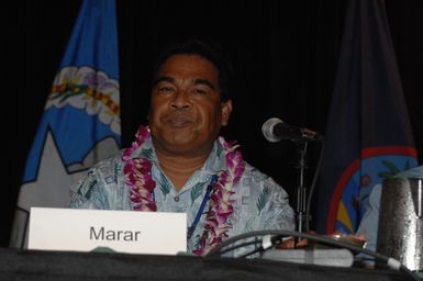 [Assignment: 48-DPA-09-30-08_SOI_K_Isl_Conf_Final] Final day of Insular Areas Health Summit [("The Future of Health Care in the Insular Areas: A Leaders Summit") at the Marriott Hotel in] Honolulu, Hawaii, where Interior Secretary Dirk Kempthorne [joined senior federal health officials and leaders of the U.S. territories and freely associated states to discuss strategies and initiatives for advancing health care in those communinties [48-DPA-09-30-08_SOI_K_Isl_Conf_Final_DOI_0821.JPG]