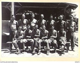 BOUGAINVILLE. 1945-08-30. PERSONNEL OF 113 BRIGADE ORDNANCE FIELD PARK AUSTRALIAN ARMY ORDNANCE CORPS