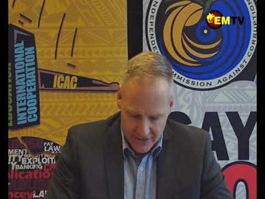 ICAC FIRM ON CORRUPTION