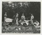[Servicemen making camp outside Hickam Field]