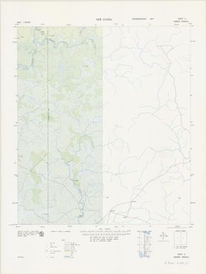 New Guinea, Border (special) 1:100,000 (sheet 9)