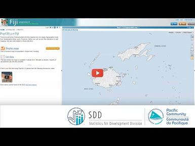 Pacific Community GIS Specialist explains how to access Fiji population data for TC Winston relief