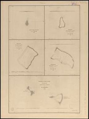 Hudsons Island ; Maraki or Matthews Island, Kingsmill Group ; Maiana or Halls Island, Kingsmill Group ; Apamama or Hoppers Island, Kingsmill Group ; Kuria and Nanouki Islands, Kingsmill Group