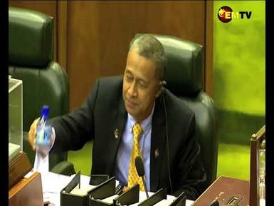 O'NEILL RESPOND TO BUDGET