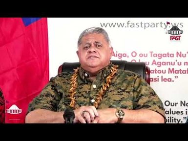 Ta'ita'i 'o le FAST Hon. La’auli Polata’ivao Schmidt ma Tusitala (02 May 2025)