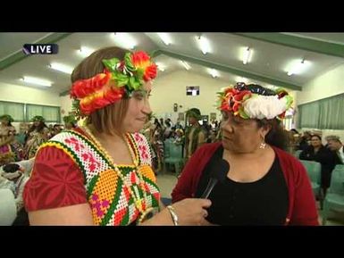 TAGATA PASIFIKA: Marama T-Pole speaks with Fala Haulagi at Tuvalu Independence Celebrations 2014