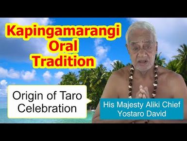 Account of the the origin of taro celebration, Kapingamarangi Atoll